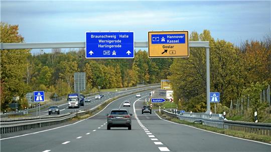 Durch die Sperrung betroffen ist auch das Harzburger Dreieck mit der Anschlussstelle zur B6 in Richtung Goslar.