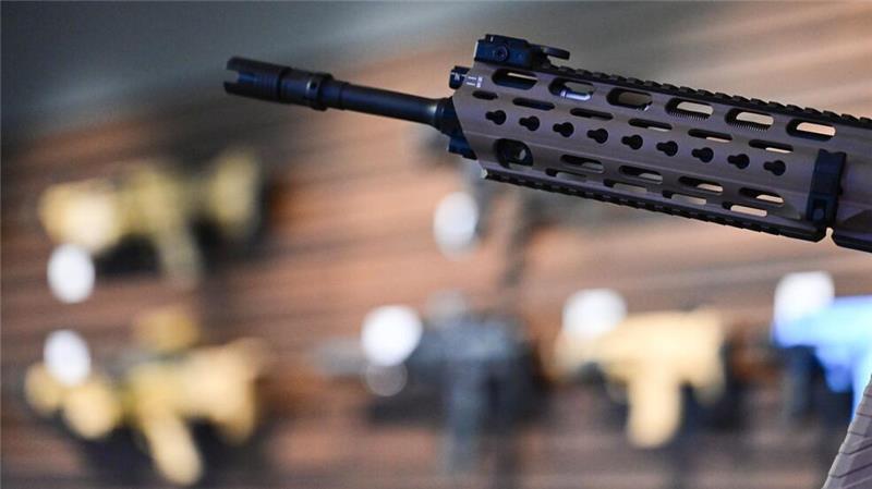 Durch die Zunahme der russischen Bedrohung mit der Krim-Annexion 2014 und dem Beginn des Ukraine-Kriegs 2022 ist die Nachfrage nach Handfeuerwaffen gestiegen. (Archivbild)