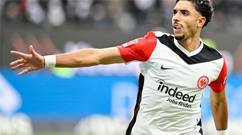 Durfte gegen Bayern zweimal jubeln: Frankfurts Omar Marmoush.
