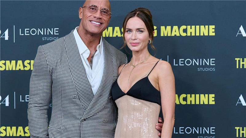 Dwayne Johnson und Emily Blunt mussten sich für den Dreh emotionalen Herausforderungen stellen. (Foto aktuell)