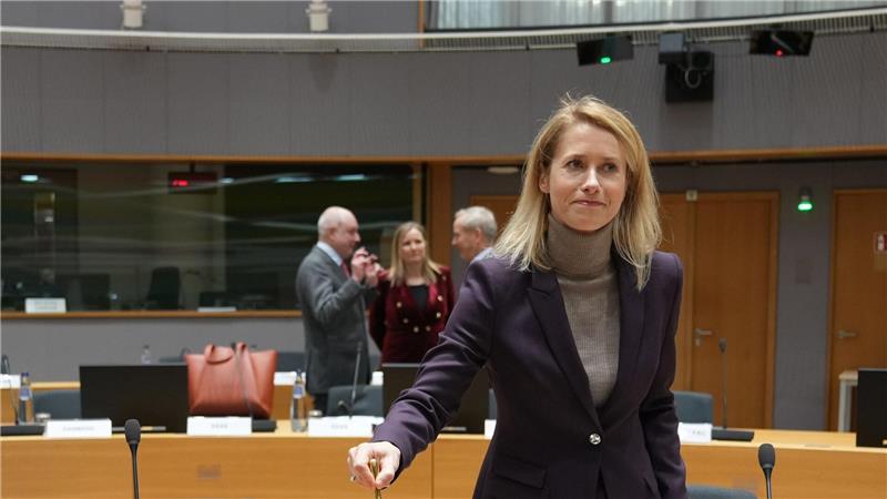 EU-Chefdiplomatin Kaja Kallas leitete das Außenministertreffen.