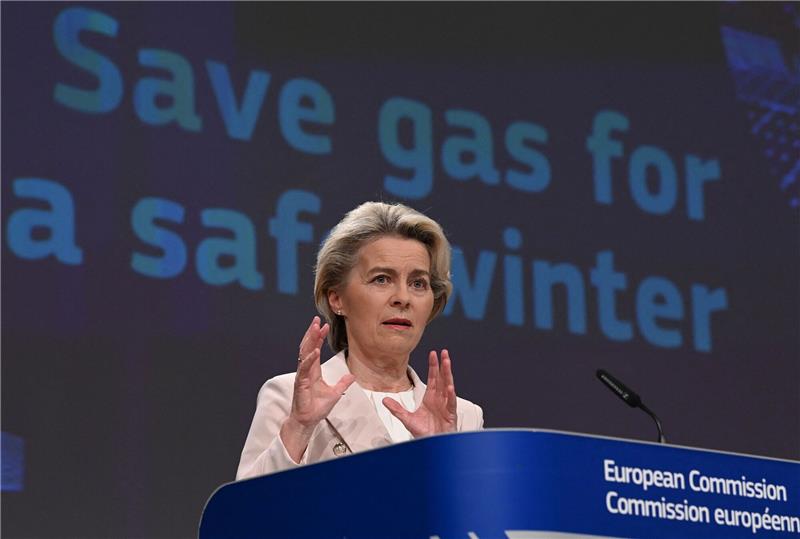 Im Notfall: EU-Kommission will Sparzwang für Gas EU-Kommissionspräsidentin Ursula von der Leyen warnt vor einem Gas-Lieferstopp.Foto: John Thys/afp