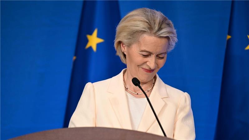 EU-Kommissionspräsidentin Ursula von der Leyen warnte China vor Gegenmaßnahmen beim Thema Handel. 