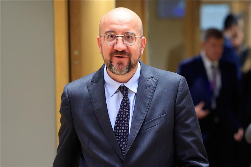 EU beschließt Beitrittsverhandlungen mit Bosnien-Herzegowina EU-Ratspräsident Charles Michel beim EU-Gipfel in Brüssel.