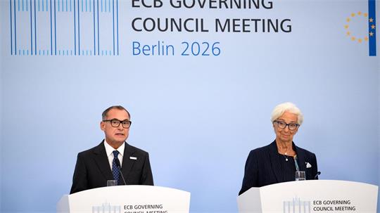 EZB-Pk nach Ratssitzung in Berlin