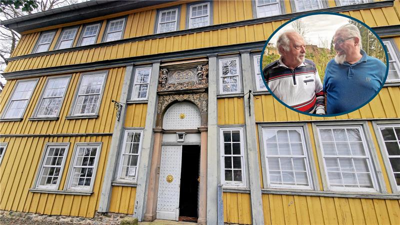 Beliebtes Zellerfelder Veranstaltungsformat lebt wieder auf Eckhard Bruns (l.) und Christian Zineker kümmern sich darum, dass in historische Kulisse wieder die beliebten Dietzelhausgespräche stattfinden. Fotos: Knoke