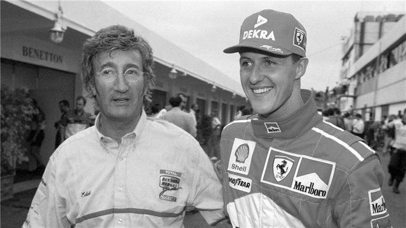 Schumi-Förderer und Formel-1-Legende: Eddie Jordan gestorben Eddie Jordan (l) war Förderer von Michael Schumacher.