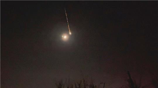 Ein Asteroid ist in der Nacht über Brandenburg beim Eintritt in die Atmosphäre verglüht.