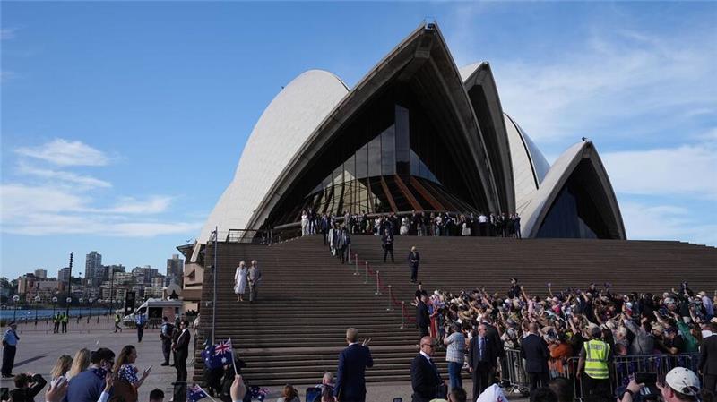 Ein Besuch am weltberühmten Opernhaus von Sydney bildete den Abschluss des offiziellen Teils der Reise.