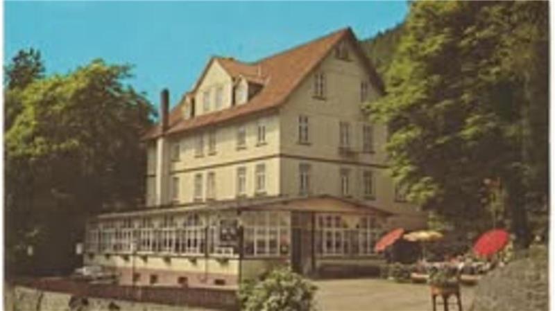 Historische Ansicht von einem Hotel 