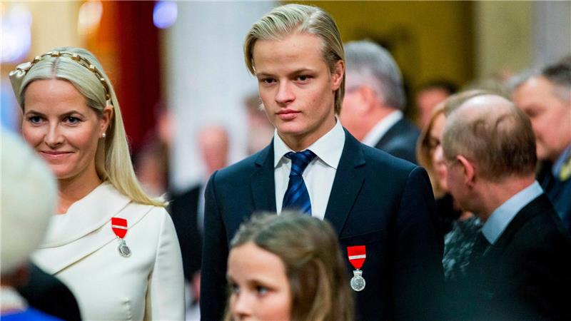 Ein Bild aus glücklicheren Zeiten: Mette-Marit (links) und ihr Sohn Marius. (Archivbild)