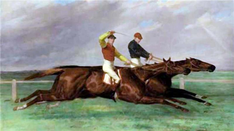 Ein Bild hält das knappe Rennen beim Epsom-Derby fest, bei dem Savernake, um einen „kurzen Kopf“ verliert.