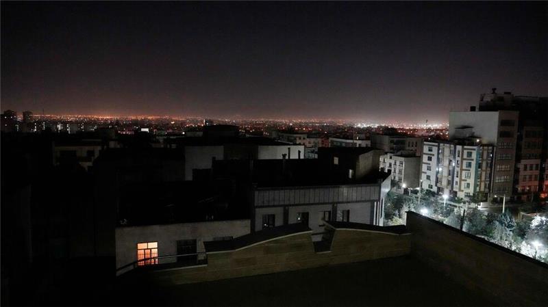 Ein Blick auf die iranische Hauptstadt Teheran am frühen Samstag.