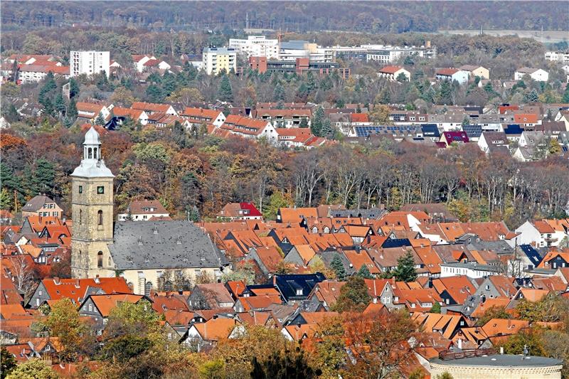 Ein Blick aus der Luft: St. Stephani. Archivfoto: Epping