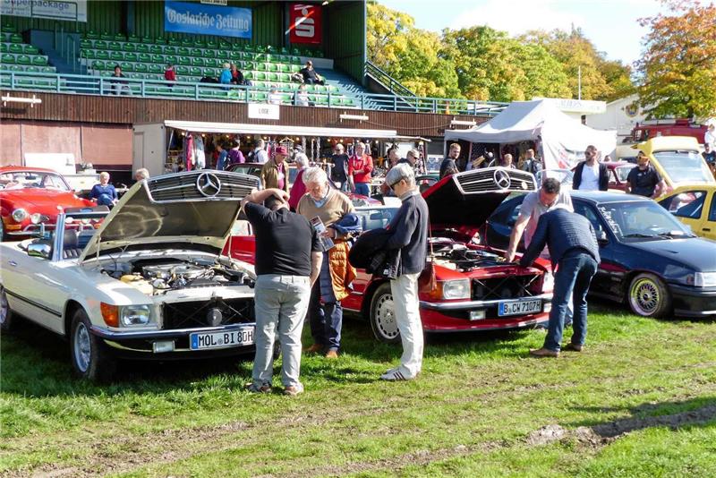 Ein Blick in den Motorraum ist immer interessant.