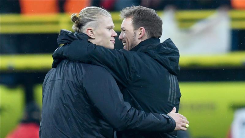 Ein Duell mit Norwegen um Superstar Erling Haaland (l.) ist für die DFB-Elf möglich. (Archivbild)