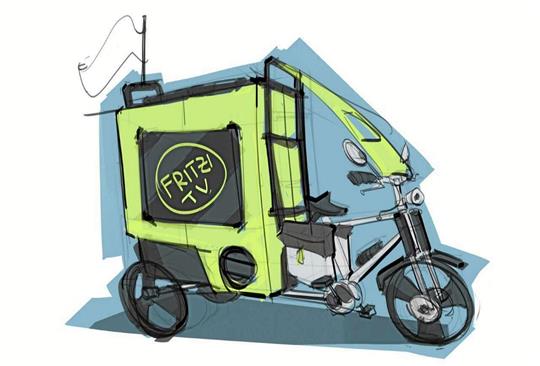 Ein E-Cargobike, das derzeit fertiggestellt wird, ist bei dem Projekt Transportmittel, Hingucker und Exponat. Grafik: BeSu.Solutions