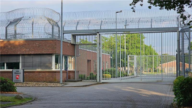 Ein Eingang zur JVA in Meppen.