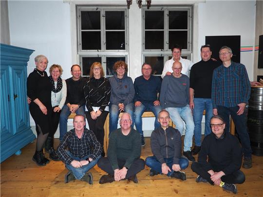 Ein Erinnerungsfoto wird im Goslarer Brauhaus gemacht.