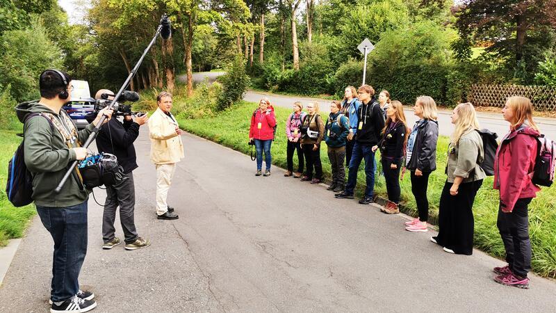 Beim „Instawalk“ im Oberharzer Welterbe sind 2500 Fotos entstanden Ein Fernsehteam des NDR begleitet die Veranstaltung.