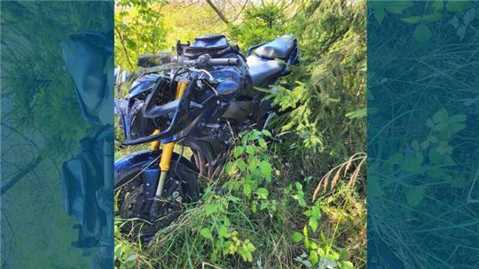 Ein Hamburger Motorradfahrer und seine Sozia wurden am Sonntagmorgen schwer verletzt, als sie von der Fahrbahn abkamen und in den Straßengraben stürzten.