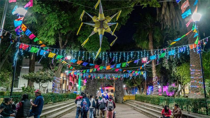 Ein Highlight für Jung und Alt: Weihnachts-Posadas in Mexiko-Stadt. 