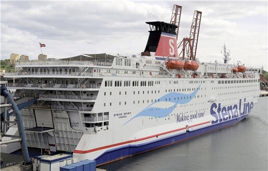 Ein Junge und seine Mutter sind auf der Ostsee-Fähre «Stena Spirit» über Bord gegangen (Archivbild).