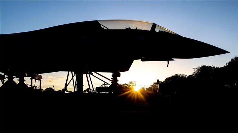 Polen für Kampfjet-Entscheidung bei Sicherheitskonferenz Ein Kampfflugzeug vom Typ Eurofighter Typhoon der Luftwaffe.