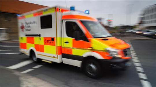 Ein Lkw-Fahrer fährt mit fast drei Promille gegen einen Baum. (Archivbild)