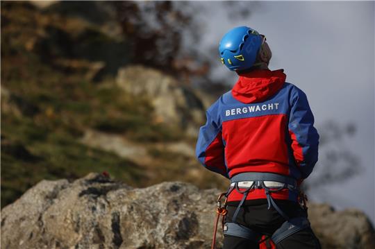 Ein Mitglied der Bergwacht Harz. Foto: Bein