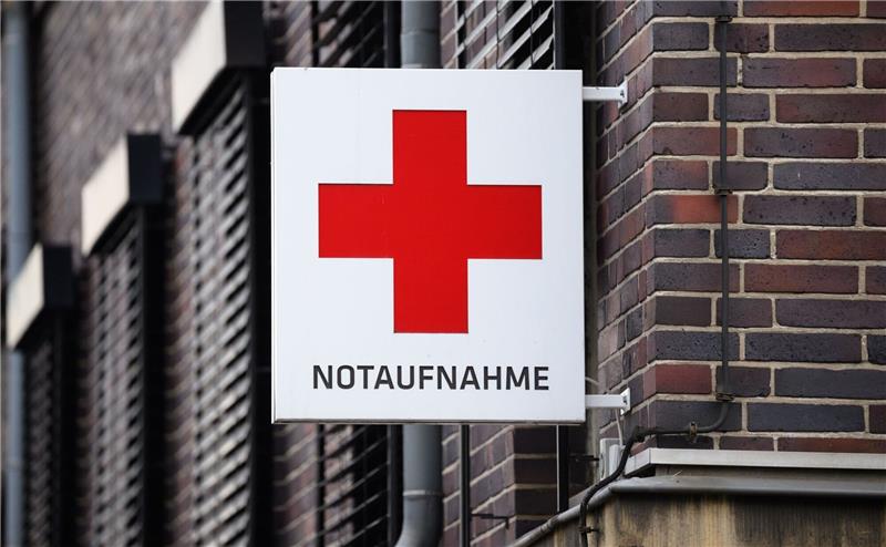 Ein Schild mit der Aufschrift «Notaufnahme».