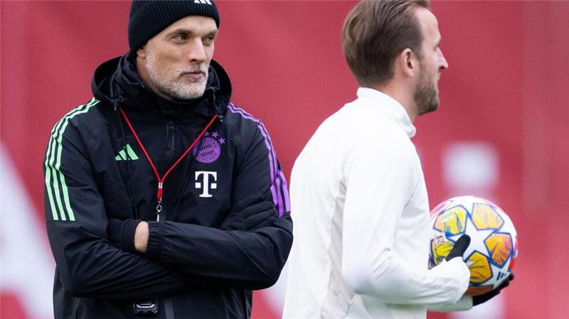 Ein Wiedersehen gibt es nun bei den Three Lions für Thomas Tuchel (l) mit Harry Kane.