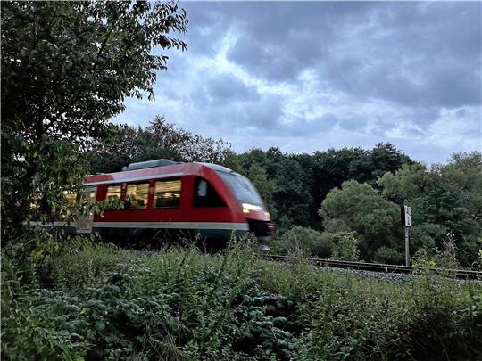 Ein Zug nahe Walkenried: Hatix gilt künftig auch auf der Schiene, zunächst auf zwei Strecken im Raum Osterode.  Foto: Eggers