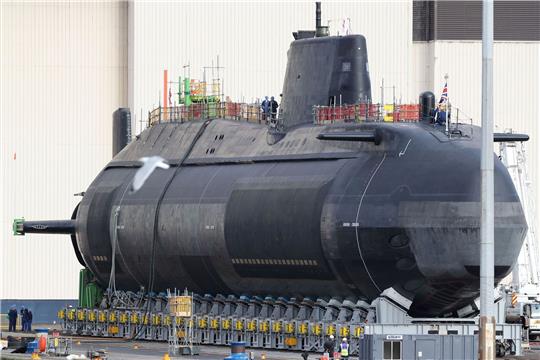 Ein britisches Atom-U-Boot der Astute-Klasse, hier die «HMS Audacious» auf einem Archivbild aus dem Jahr 2017.