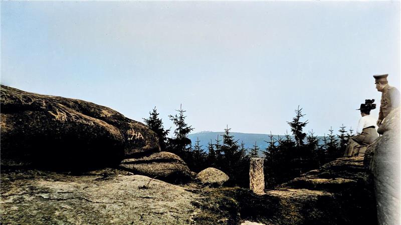 Ein farbiger Blick zum Brocken