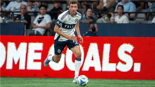 Ein gutes Debüt ohne Happy End: Thomas Müller bei seinem ersten Einsatz für die Vancouver Whitecaps.