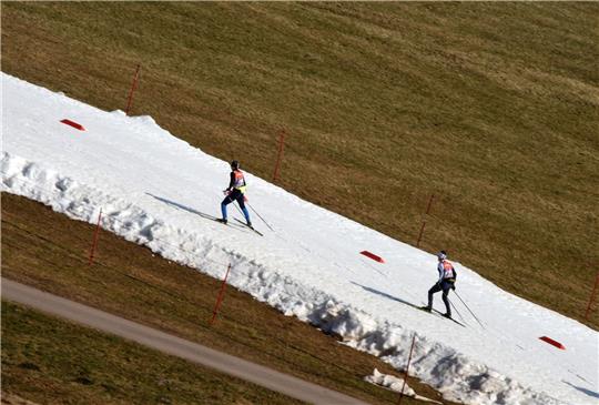 Ein immer öfteres Bild beim Wintersport: Kunst- statt Naturschnee.