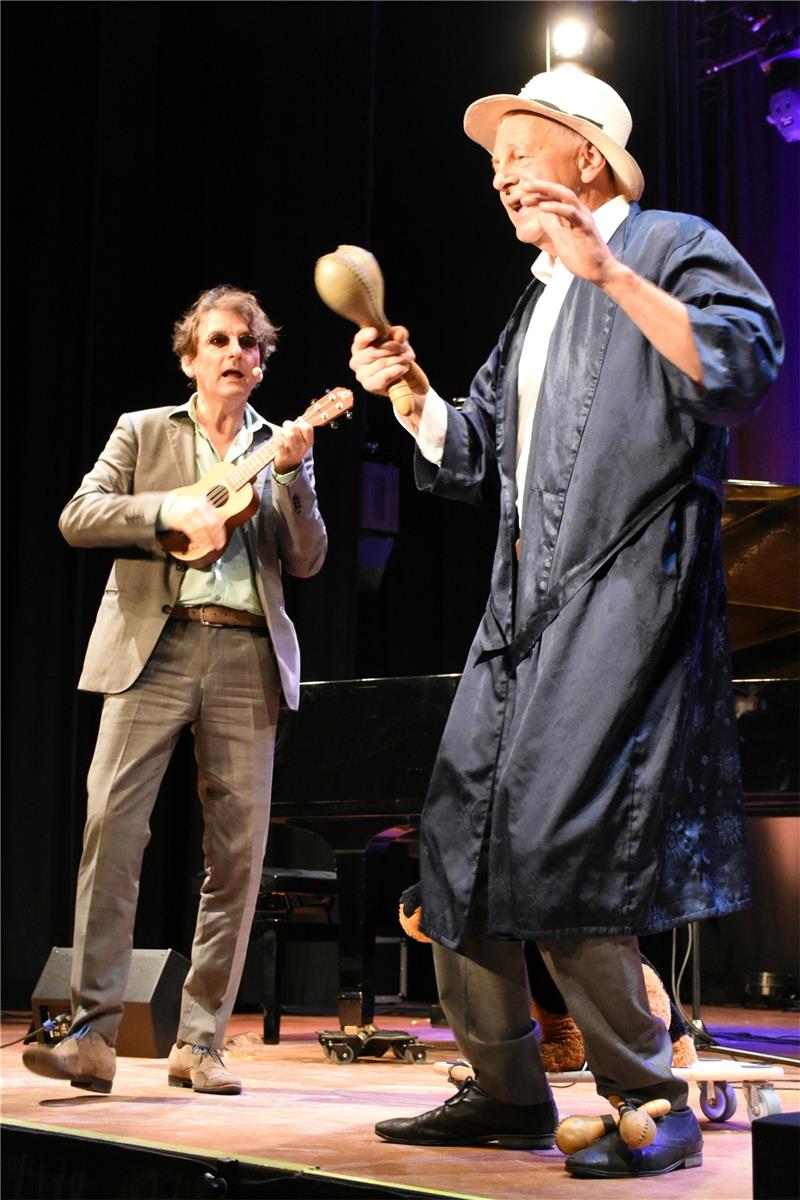 Ein kongeniales Duo, bestehend aus Chris Oettinger (li.) und Huub Dutch (re.). Foto: Kempfer