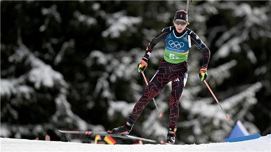 Ein letztes Mal wird Franziska Preuß am Samstag antreten.