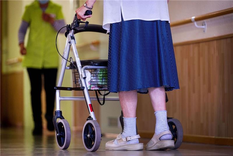SPD fordert Milliarden für Pflege Ein Pflegeheim im mecklenburgischen Parchim.