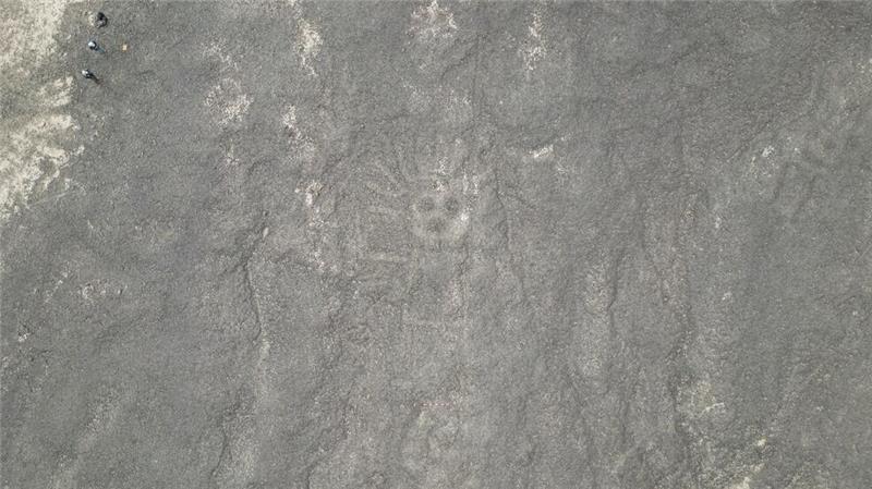 Hunderte weitere Scharrbilder im peruanischen Nazca entdeckt Eine 18 Meter lange reliefartige Geoglyphe, die einen Menschen darstellt, wurde im Süden Perus entdeckt.