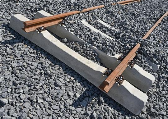 Eine Baustelle für ein neues Gleis. Wie steht es um das bestehende Gleisnetz?