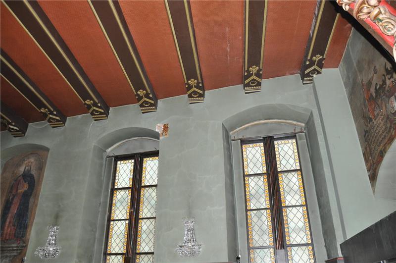 Eine Baustelle mit Relikten aus vergangener Zeit