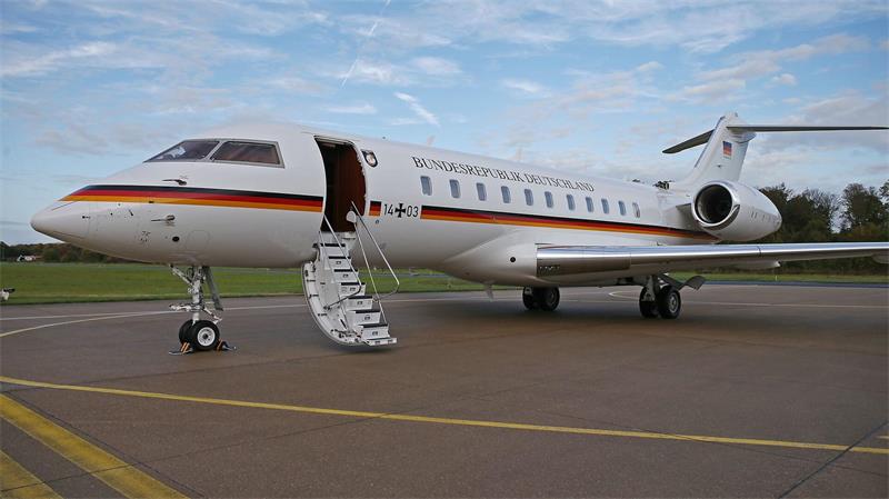 Eine Bombardier Global 5000 - hier in heimischen Gefilden zu sehen. (Archivbild) 