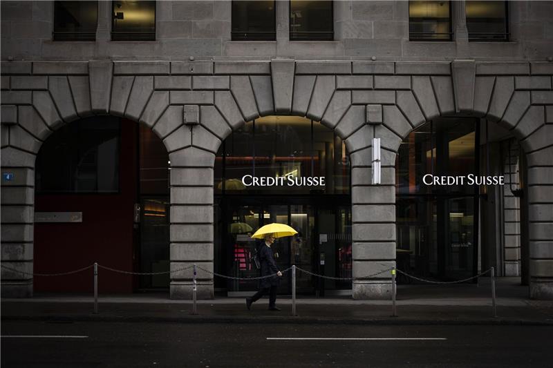Eine Filiale der Schweizer Bank Credit Suisse in Zürich.