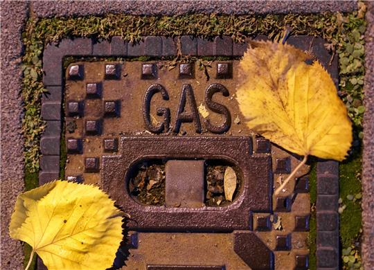 Eine Gasleitung.