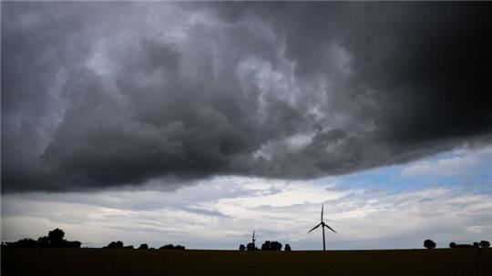 Eine Gewitterfront in der Region Hannover.