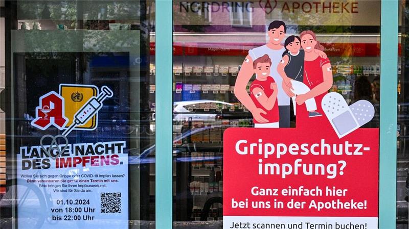 Grippestamm durch Corona-Maßnahmen ausgerottet Eine Grippeschutzimpfung bekommt man zum Beispiel in Apotheken oder beim Hausarzt.