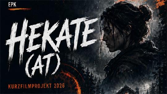 Eine Pressemappe zeigt erste Stimmungsbilder zum Kurzfilmprojekt mit dem Arbeitstitel „Hekate“.