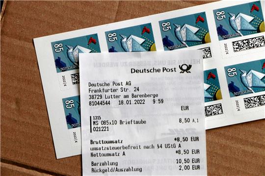 Eine Quittung aus der Lutteraner Postfiliale – auch fast drei Monate nach in Kraft treten der Fusion ist noch von „38729 Lutter am Barenberge“ die Rede.  Foto: Gereke
